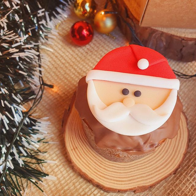 Mini Chocotone Decorado – Presente de Natal