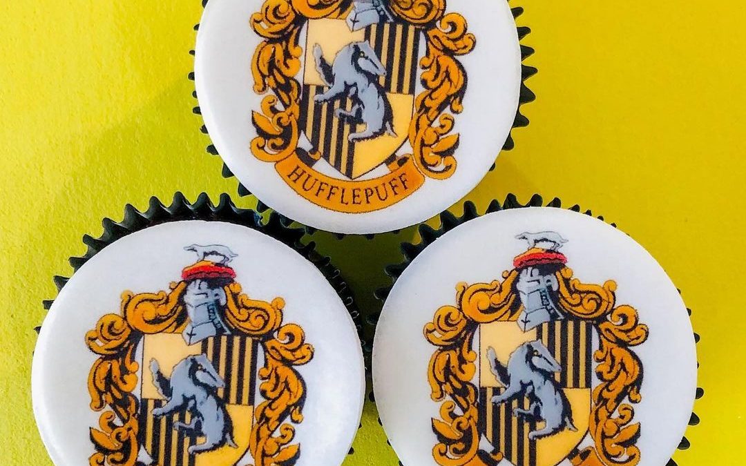 Cupcake Decorado – Hufflepuff