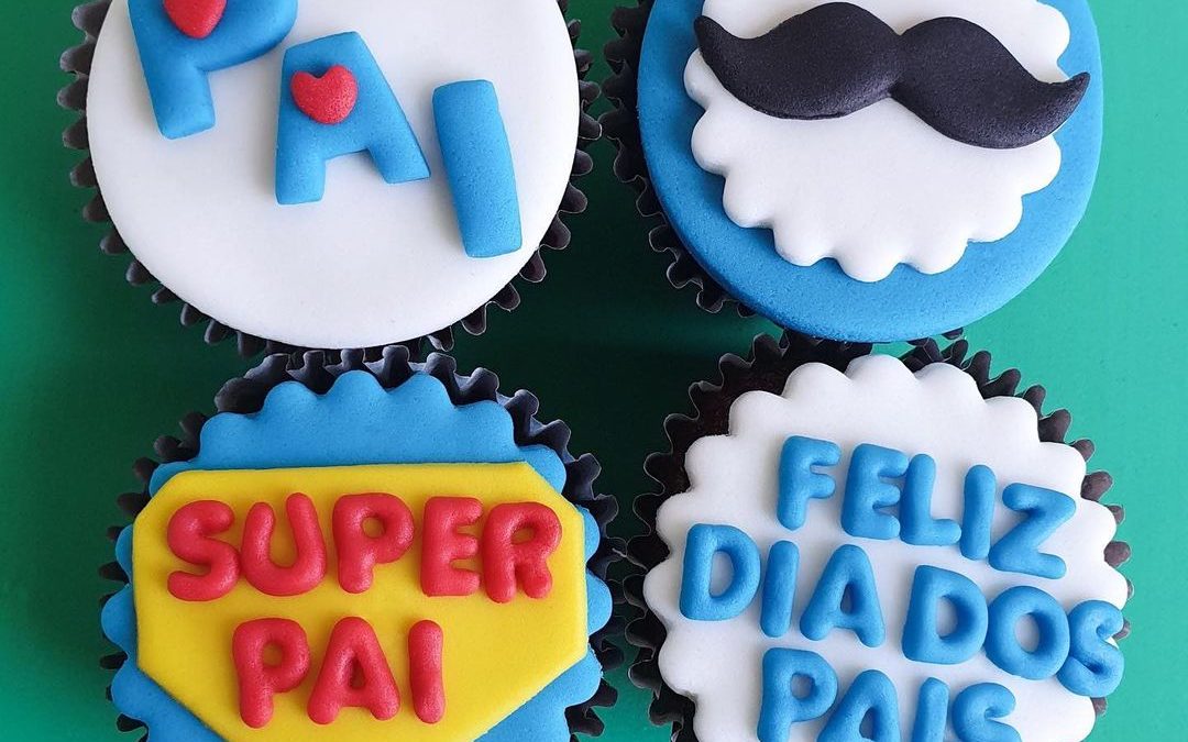 Cupcakes Decorados para Presente – Dia dos Pais