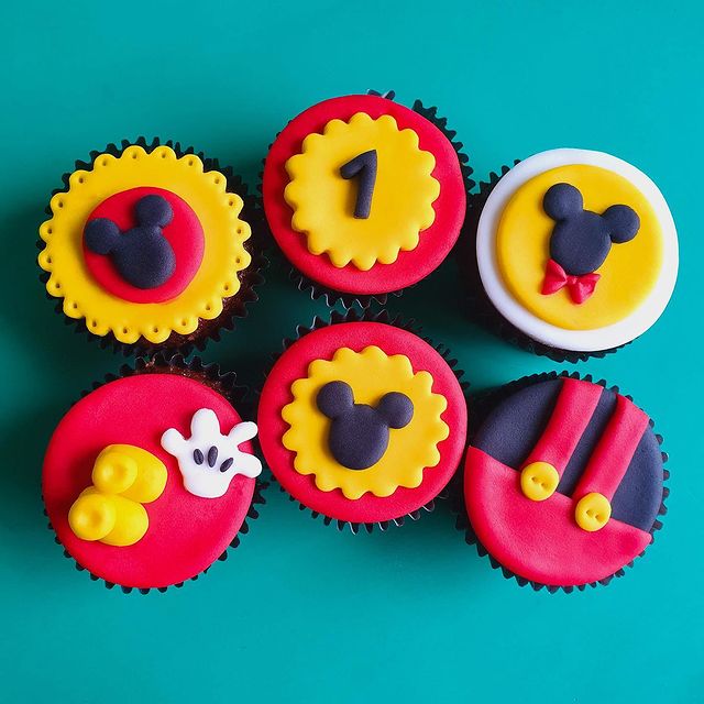 Cupcake Decorado – Mickey Mouse