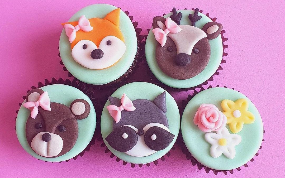 Mini Cupcake Decorado – Bosque Encantado