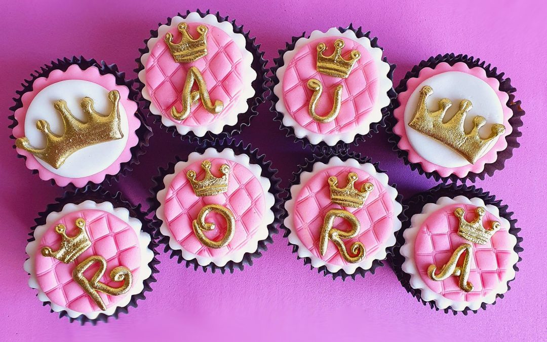 Cupcake Decorado – Princesa Aurora