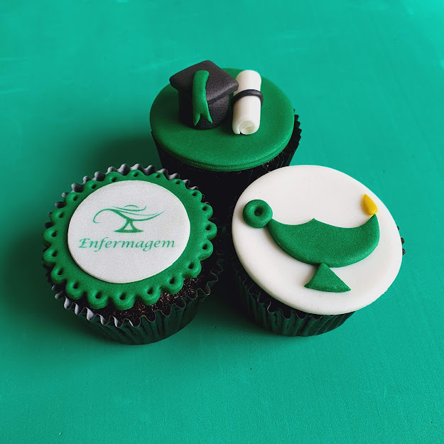 Cupcake Decorado – Formatura Enfermagem