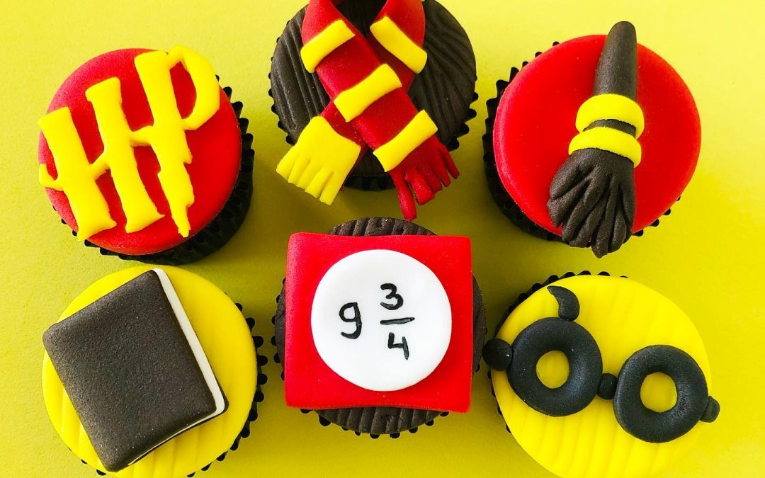 Mini Cupcake Decorado – Harry Potter