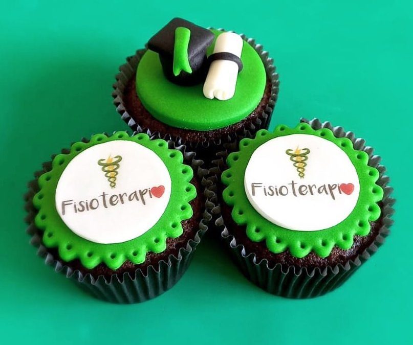 Cupcake Decorado – Formatura Fisioterapia