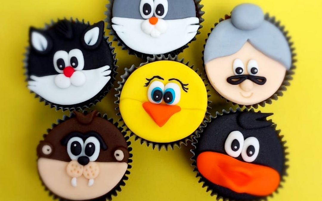 Cupcake Decorado – Personagens Looney Tunes