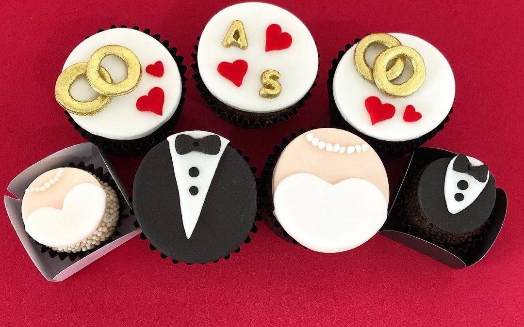 Mini Cupcake e Brigadeiro Decorado – Casamento