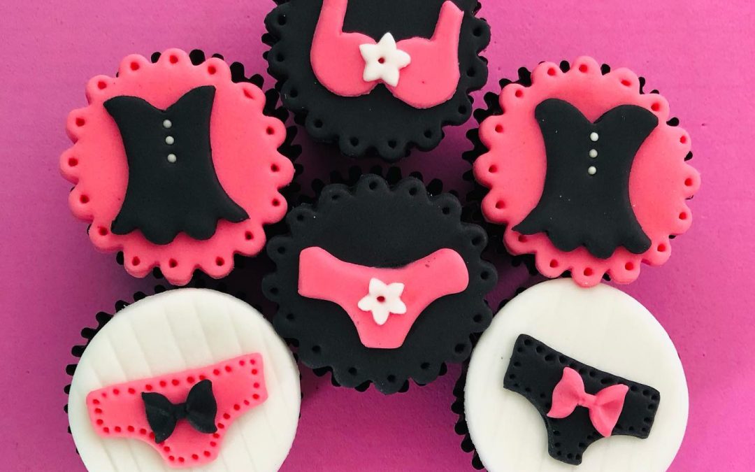 Mini Cupcake Decorado – Lingerie