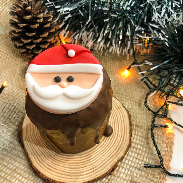 Mini Chocotone Decorado – Presente de Natal