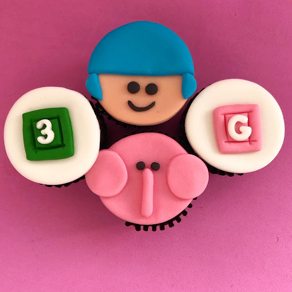 Mini Cupcake Decorado – Pocoyo