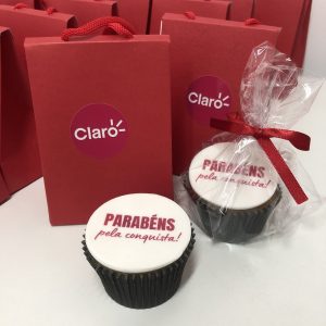 Cupcake para Lembrança - Claro - Tema Corporativo