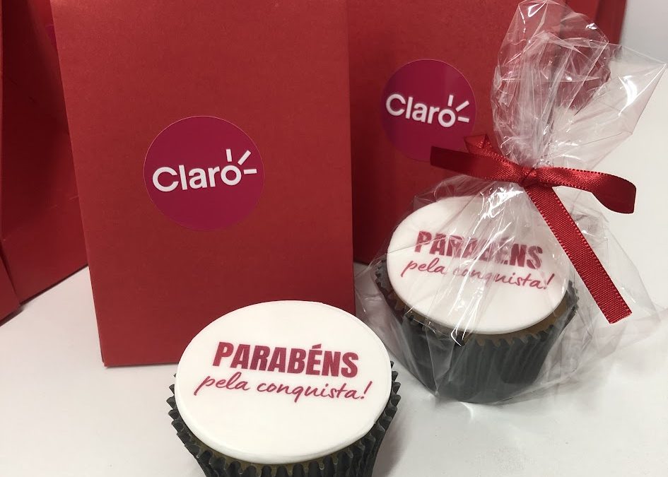 Cupcake para Lembrança – Claro – Tema Corporativo